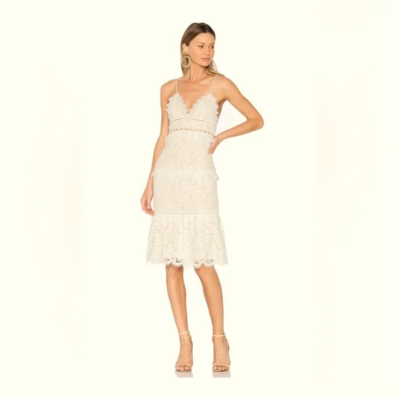 saylor white lace dress Saylor White Dresses